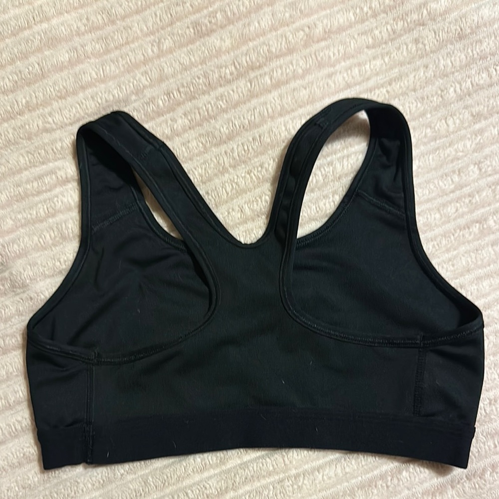 Nike Women's Black Sports Bra - Picture 2 of 2